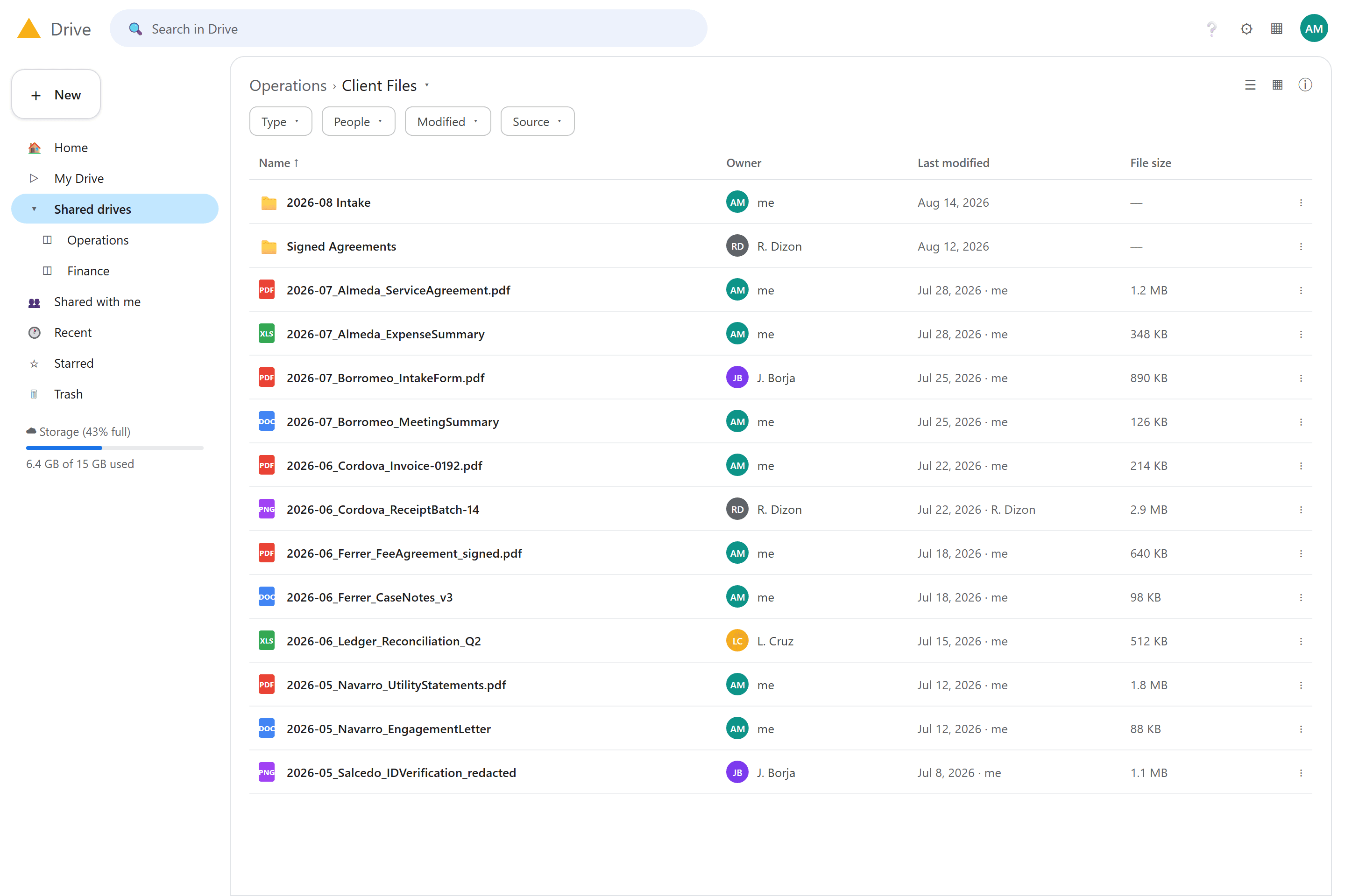 Recreated screenshot: Document Processing